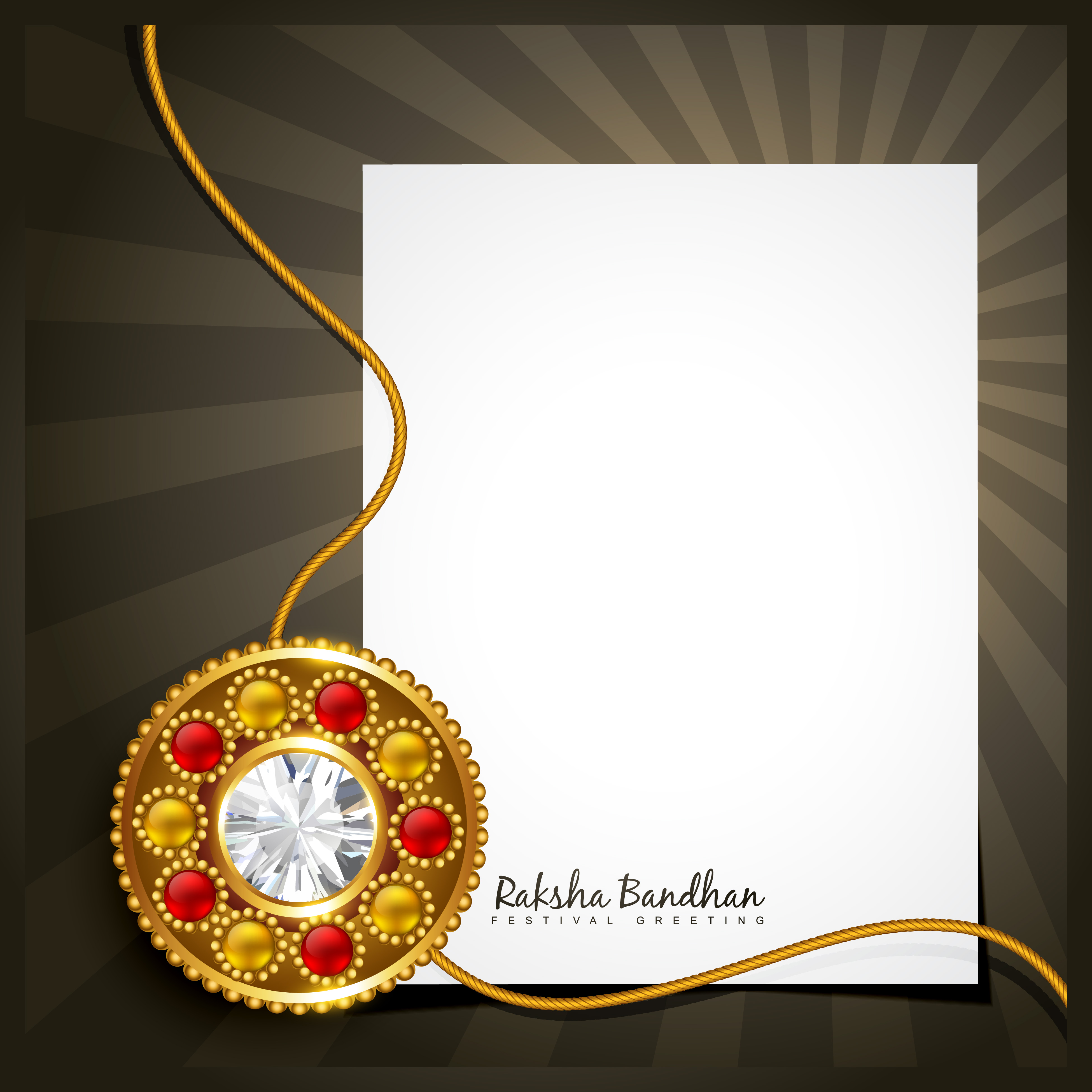 rakhi vector background 220821 Vector Art at Vecteezy