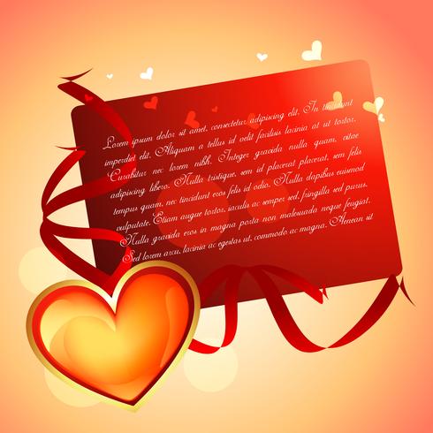 heart background vector