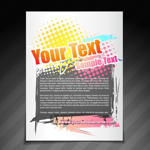 modern brochure design vector