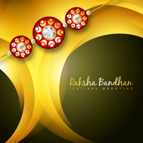 shiny rakhi vector background