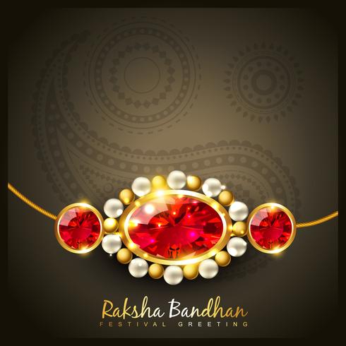 raksha bandhan festival vector