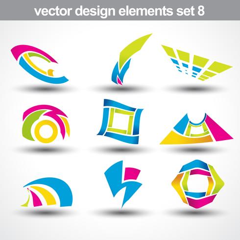 abstract shape vector