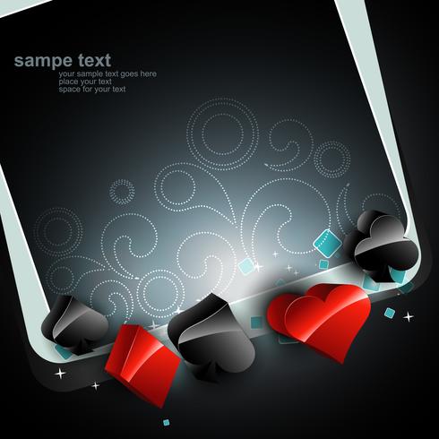 casino card element vector