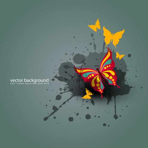 butterfy background vector