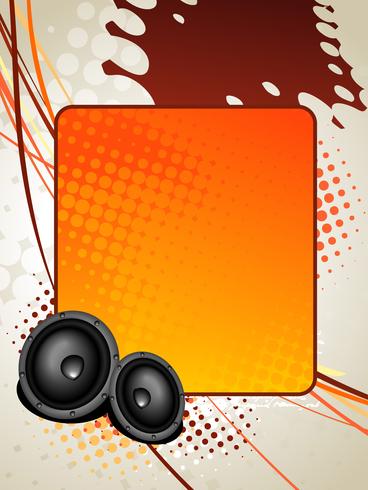 speaker music art vector