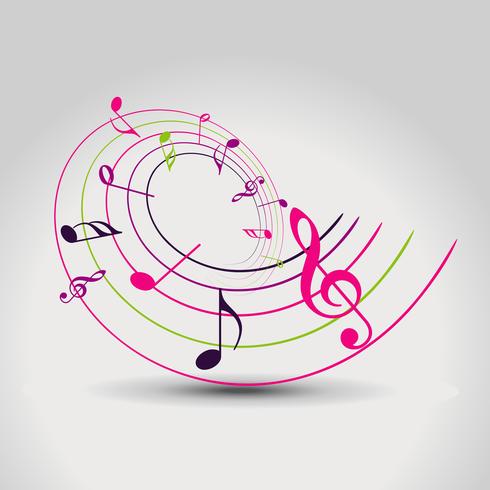 vector music note