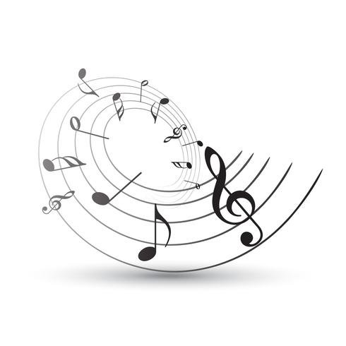 vector music note