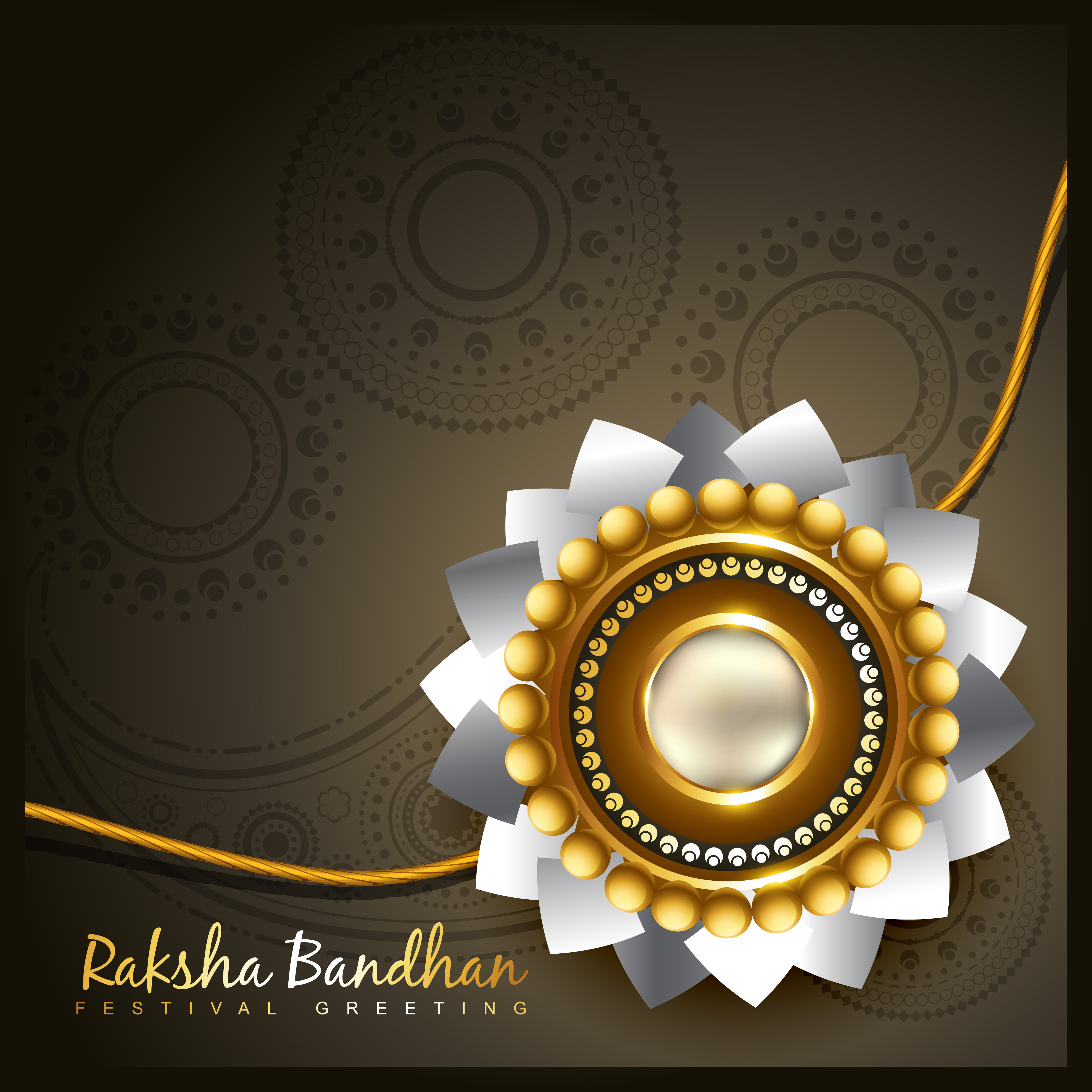 vector rakhi background 221118 Vector Art at Vecteezy