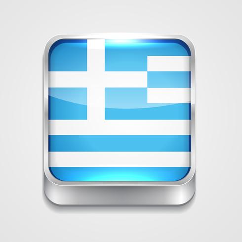 bandera de grecia vector