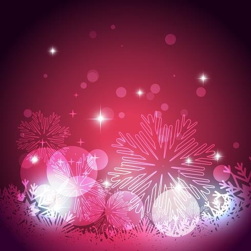 glowing christmas background vector