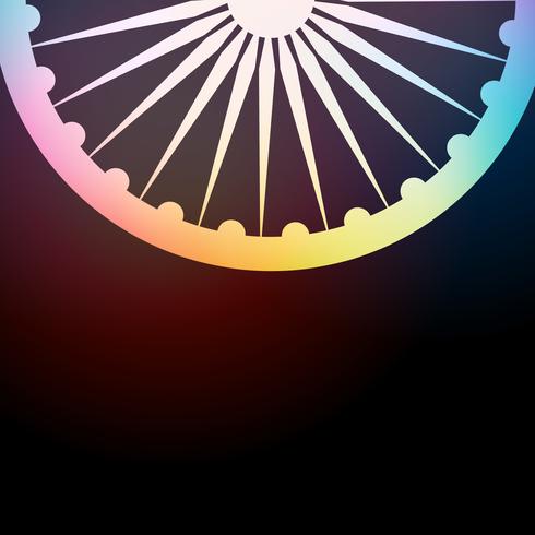 fondo de la bandera india vector