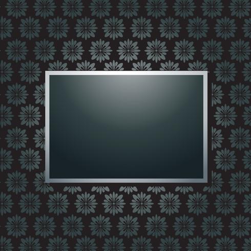 Vector frame in retro style