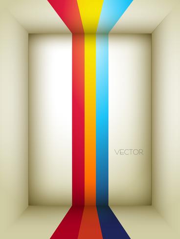 retro colorful lines vector