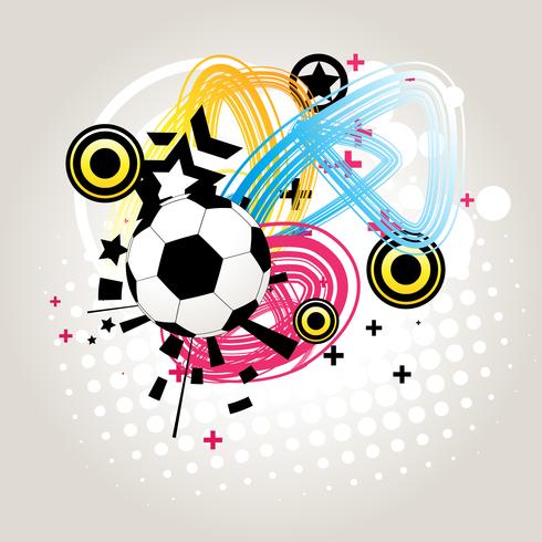 Abstract football vector