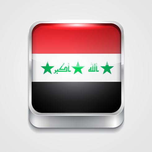 bandera de iraq vector