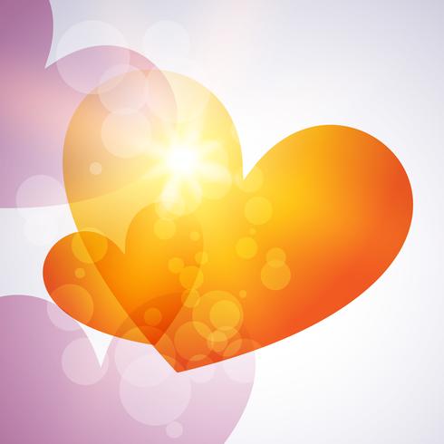 heart background vector