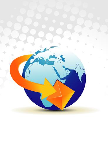 vector earth and envelope