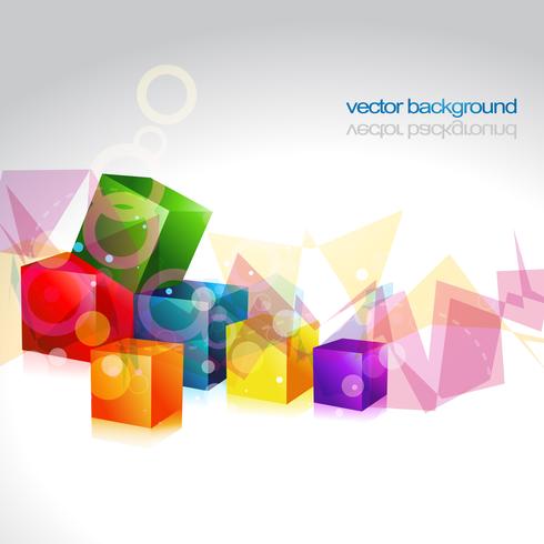 multicolor box vector design