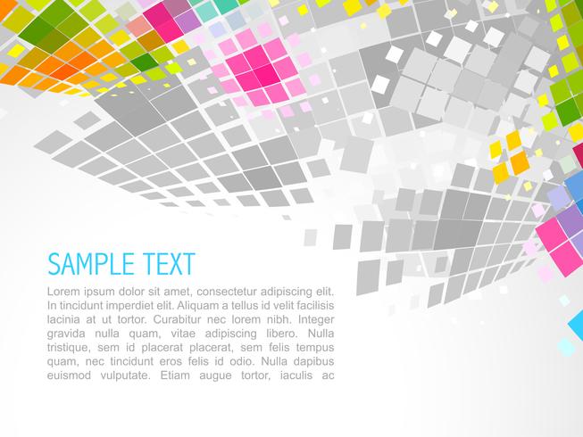 mosaic wave background vector