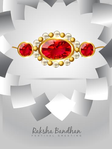 raksha bandhan festival background vector