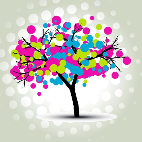 stylish vector tree