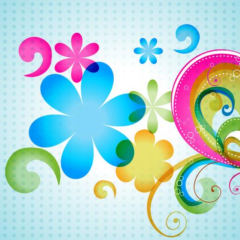 vector colorful floral