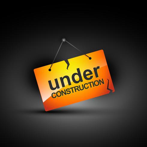 under construction vector