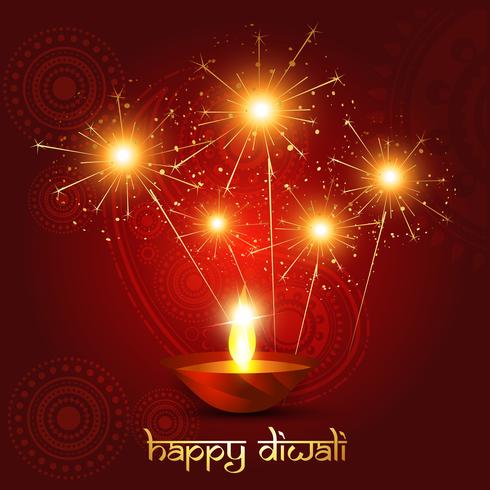 diwali background vector