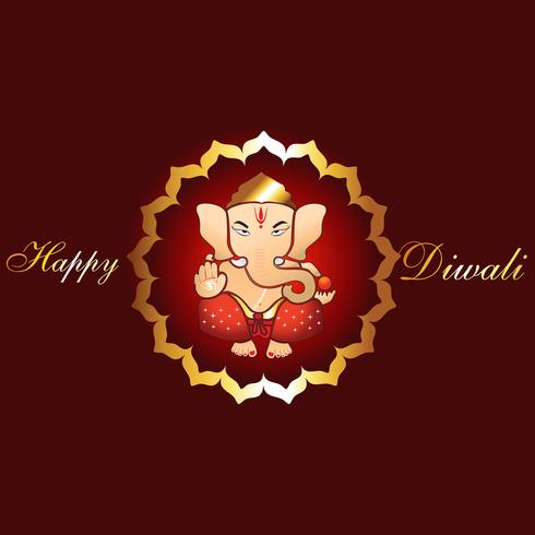 diwali background vector