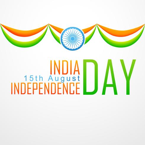 indian flag design illustration vector