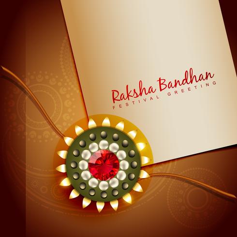 beautiful rakhi background vector