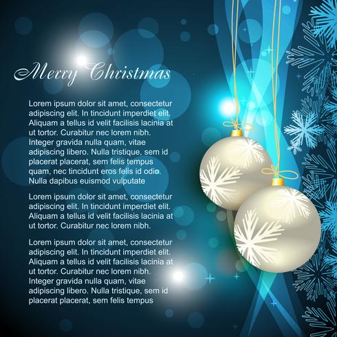 shiny christmas background vector