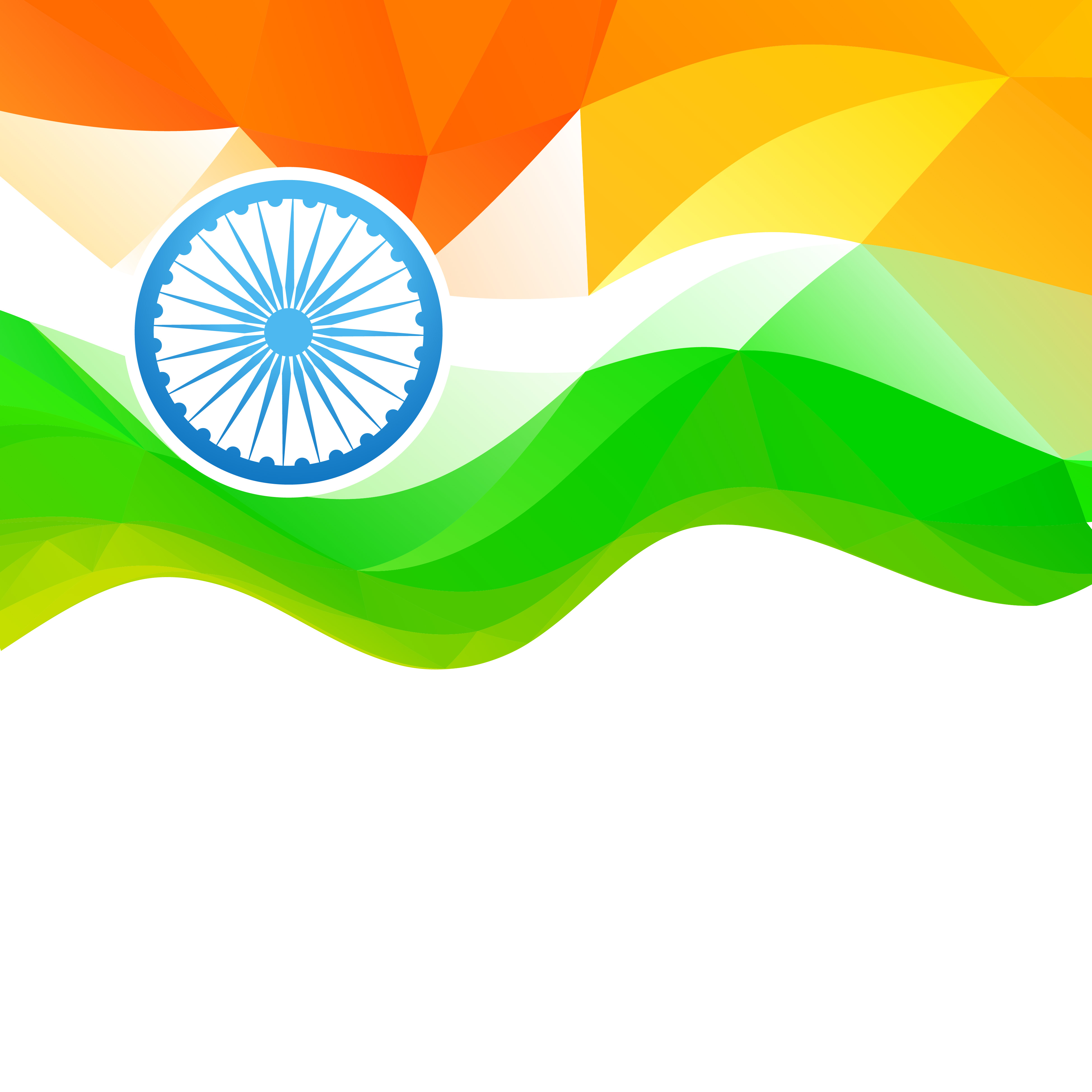 Download wave style indian flag - Download Free Vectors, Clipart ...
