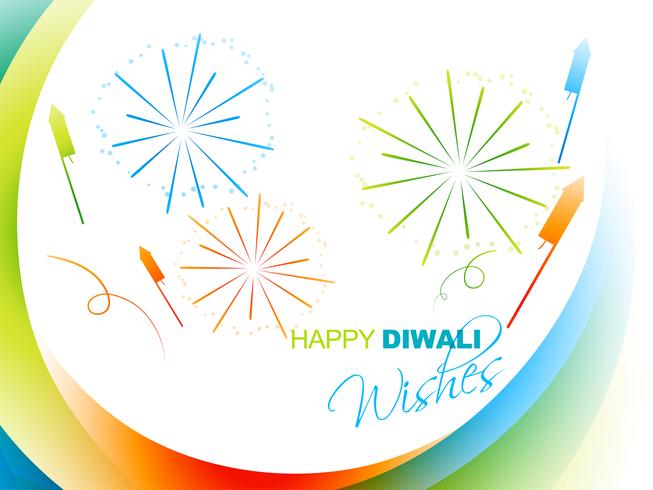 elegante saludo de diwali vector