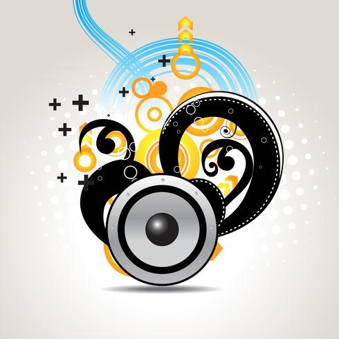 speaker abstract vector