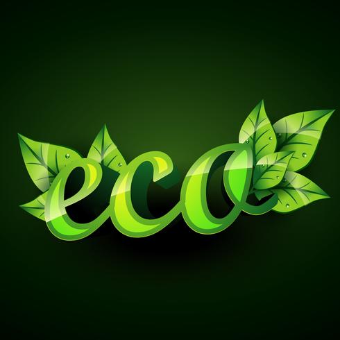 fondo ecológico vector