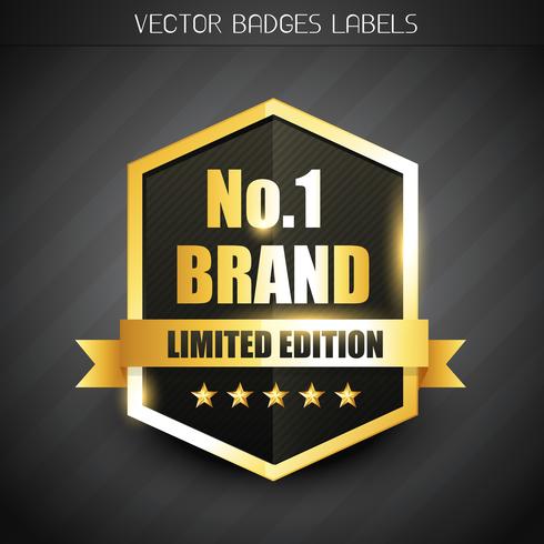 original brand label vector
