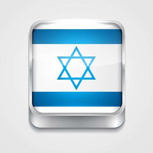 bandera de israel vector