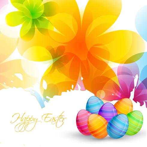 easter eggs vector