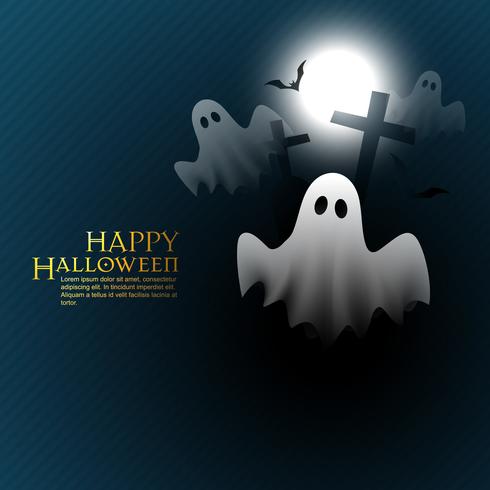 fondo de halloween vector