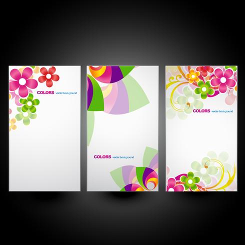 flower banner vector