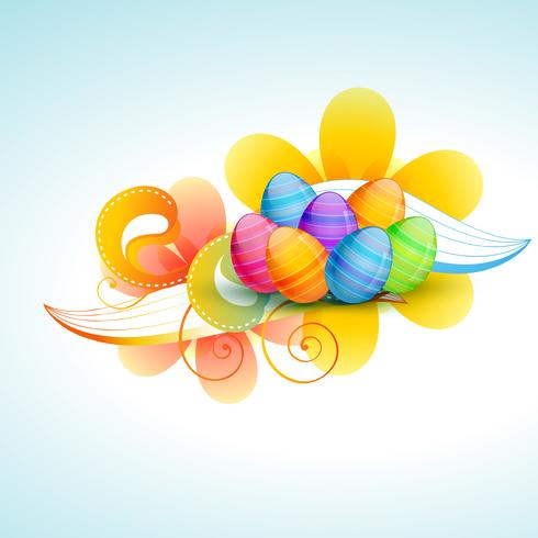 easter eggs vector