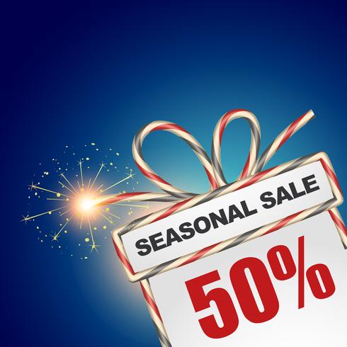 seasonal sale discount vector