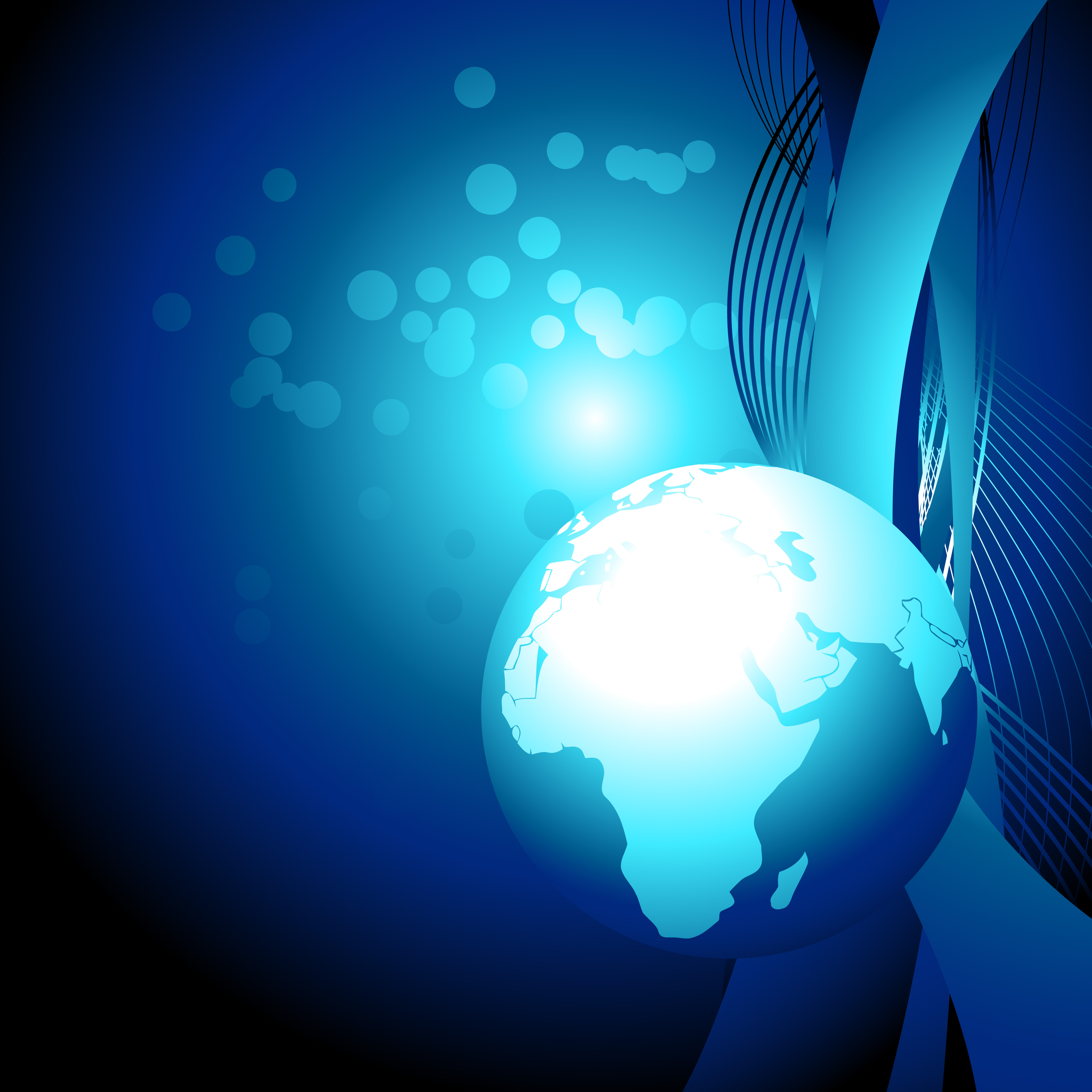vector blue earth 221843 Vector Art at Vecteezy