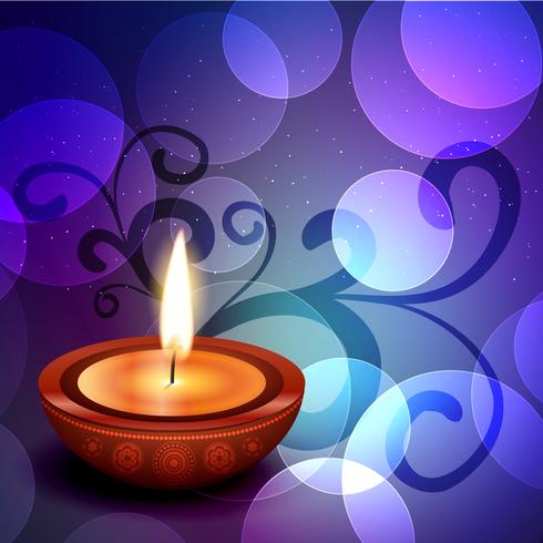 beautiful diwali background vector