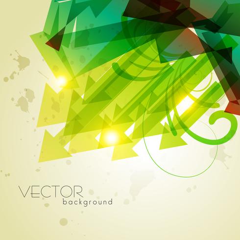 fondo abstracto de la flecha vector