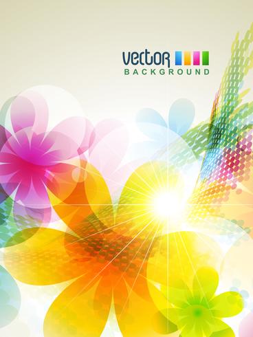 abstract flower vector