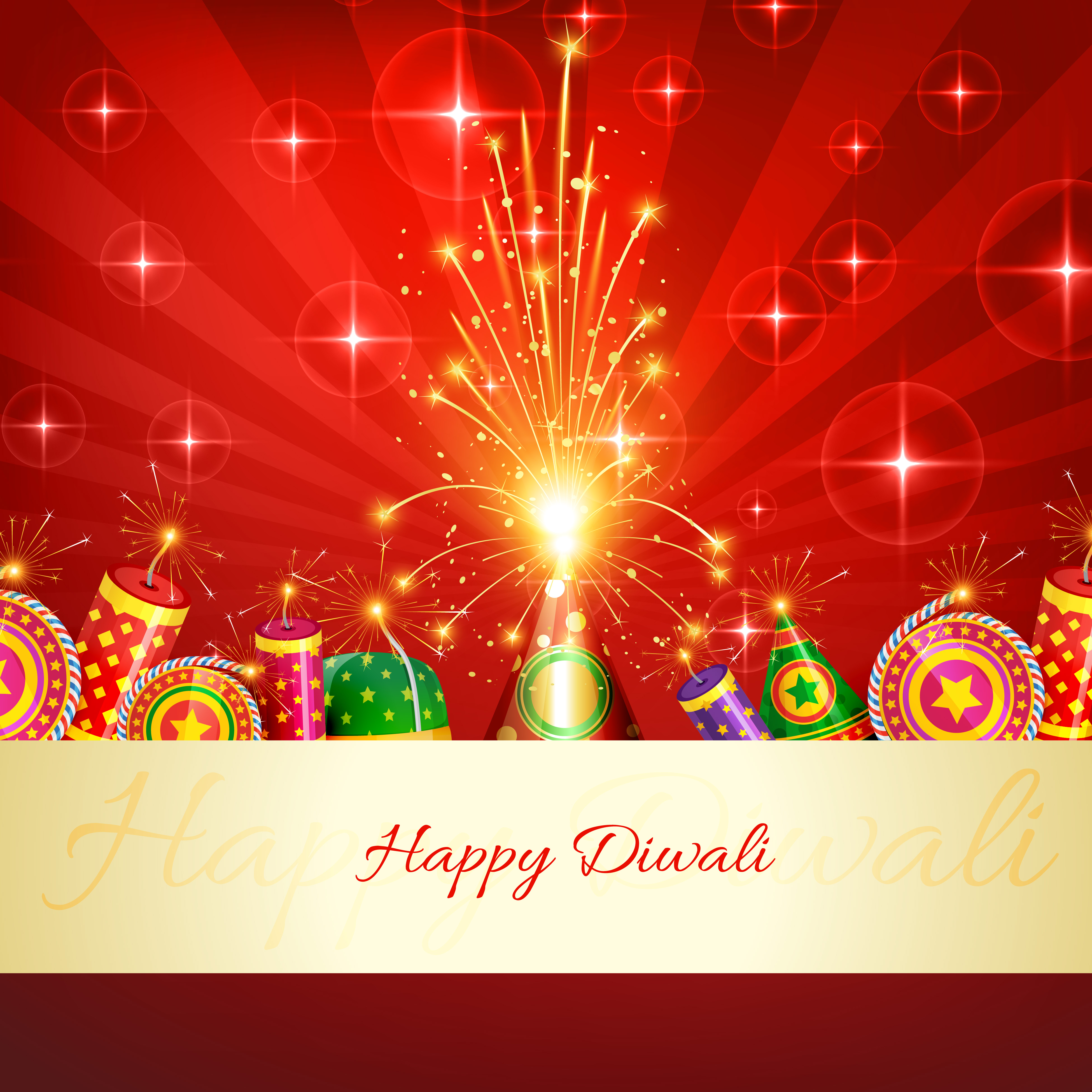 Diwali Crackers Background Vector Art, Icons, and Graphics for Free Download