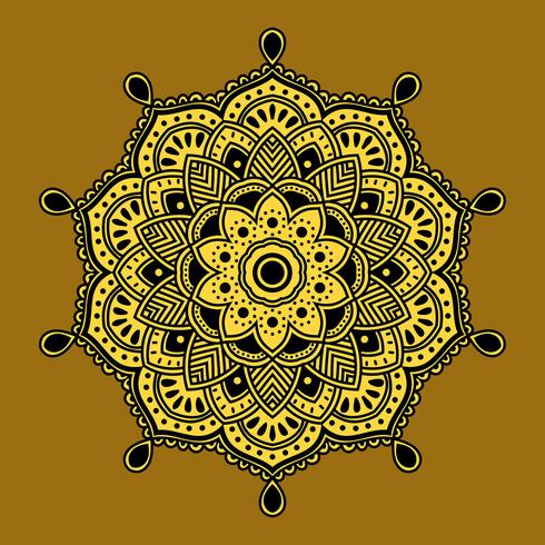 vector de arte de henna