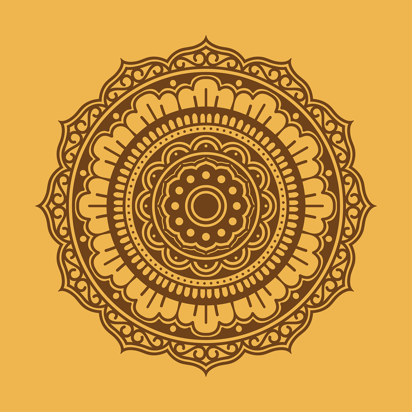 Download Henna Art Brown Vector - Download Free Vectors, Clipart ...